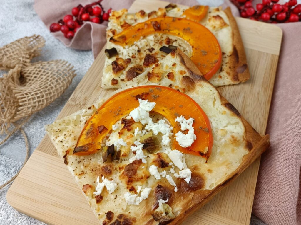 Kuerbis Flammkuchen